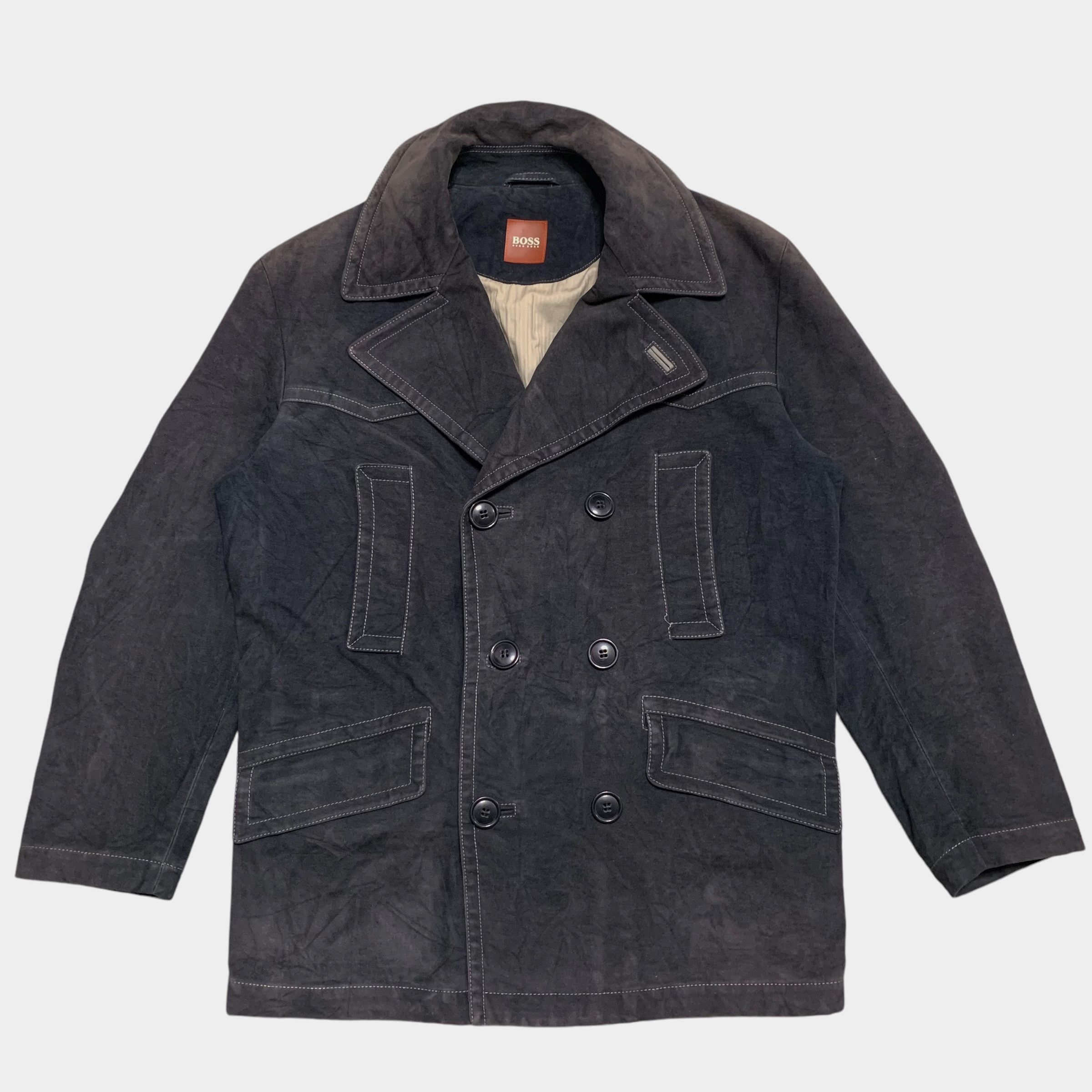 Hugo Boss Hugo Boss Double Breast Coat Size US L / EU 52-54 / 3 - 1 Thumbnail