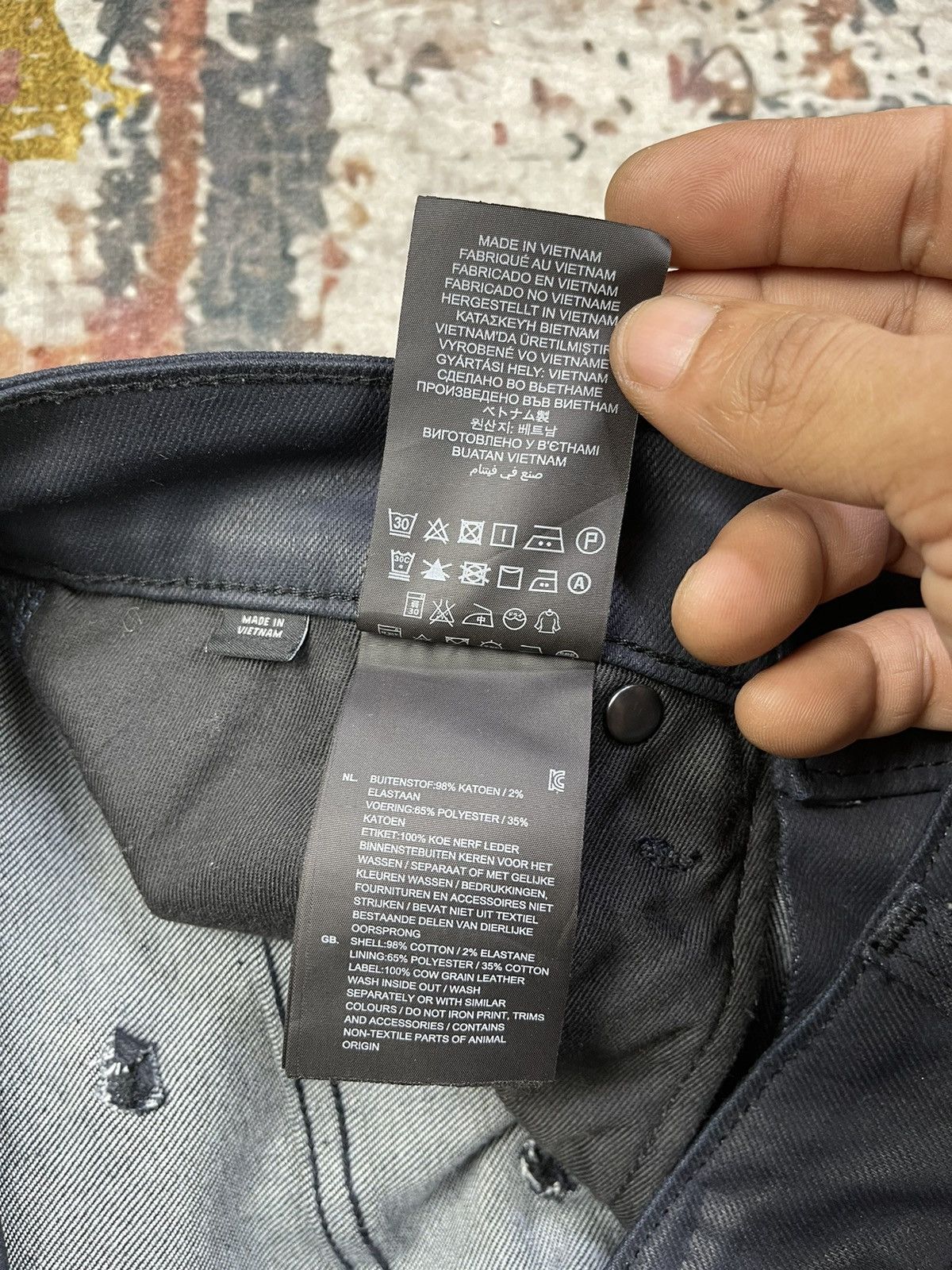 G-Star G Star Raw 3D Zip Knee Super Slim Denim Size US 28 / EU 44 - 16 Thumbnail