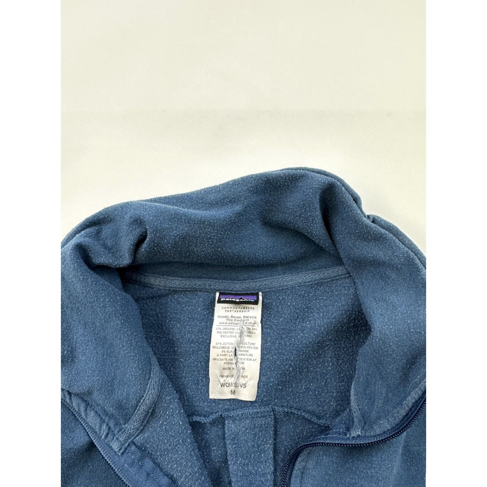 Patagonia Patagonia Jacket Womens Size Medium Blue Swell Belle Full Zip Thumbholes Size M / US 6-8 / IT 42-44 - 4 Thumbnail