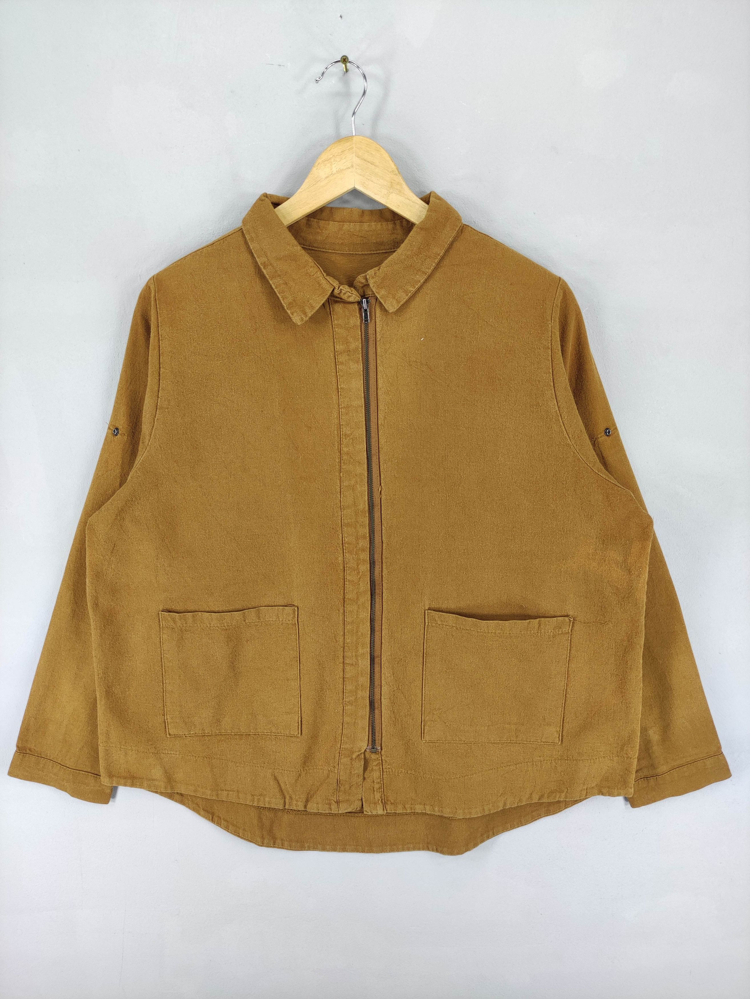 Japanese Brand Vintage Jacket Zipper With Big Logo Question By Unbranded Size L / US 10 / IT 46 - 2 Thumbnail