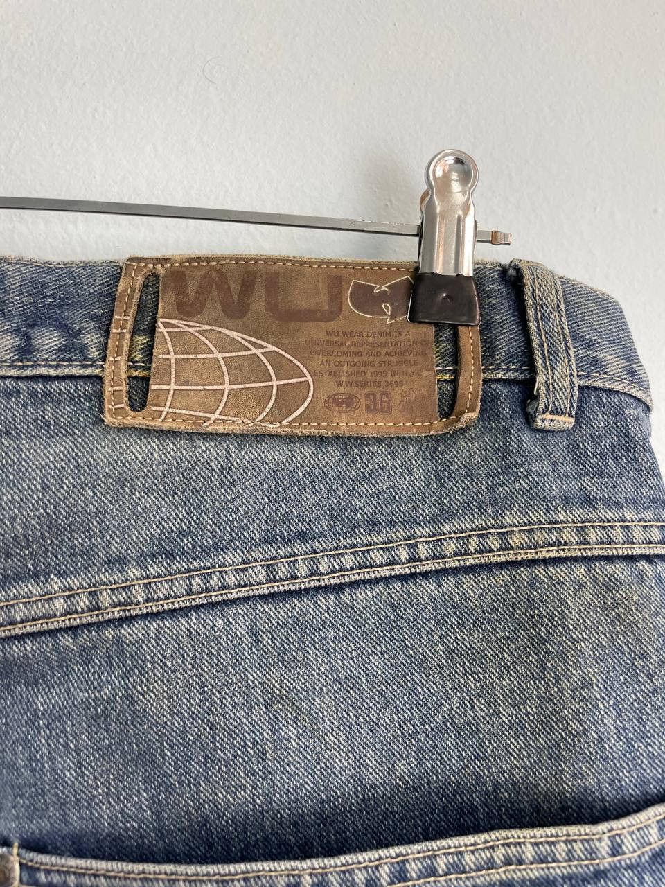 Wu-Tang Clan WU WEAR jeans, vintage baggy loose jeans 90s Wu Tang Clan Size US 35 - 10 Thumbnail