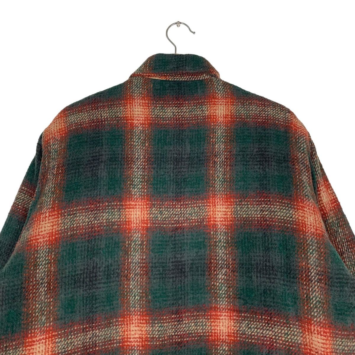 Flannel CAL CRAFT Shadow Plaid Checked Flannel Jacket #0016-C1 Size US M / EU 48-50 / 2 - 9 Thumbnail