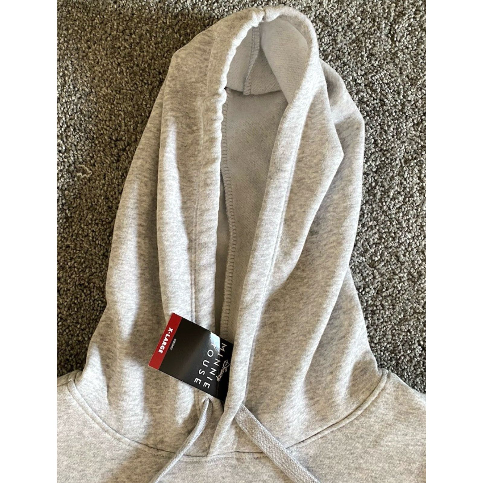 Disney Disney Grey Hoodie Minnie Mouse Big Print Size Womens XL NWT New Size XL / US 12-14 / IT 48-50 - 6 Thumbnail
