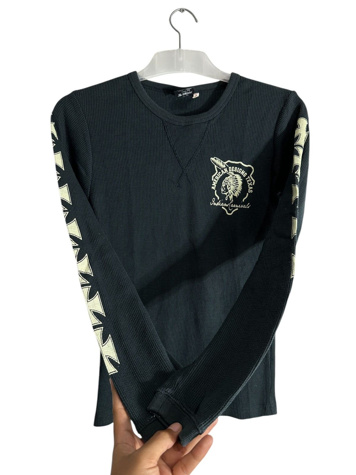 Drain Gang RARE SPIDER NEST MOTORDYDLES SKULL THERMAL LONG SLEEVE Size XXS / US 00 / IT 34 - 5 Thumbnail