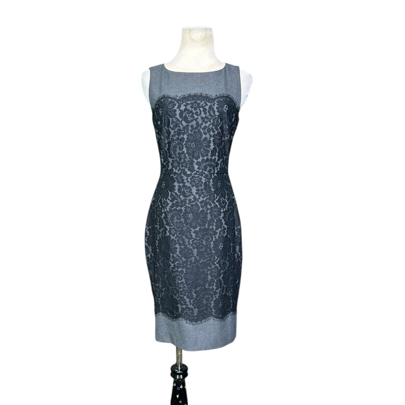 banana republic lace sheath dress Banana Republic black lace overlay shift evening dress
