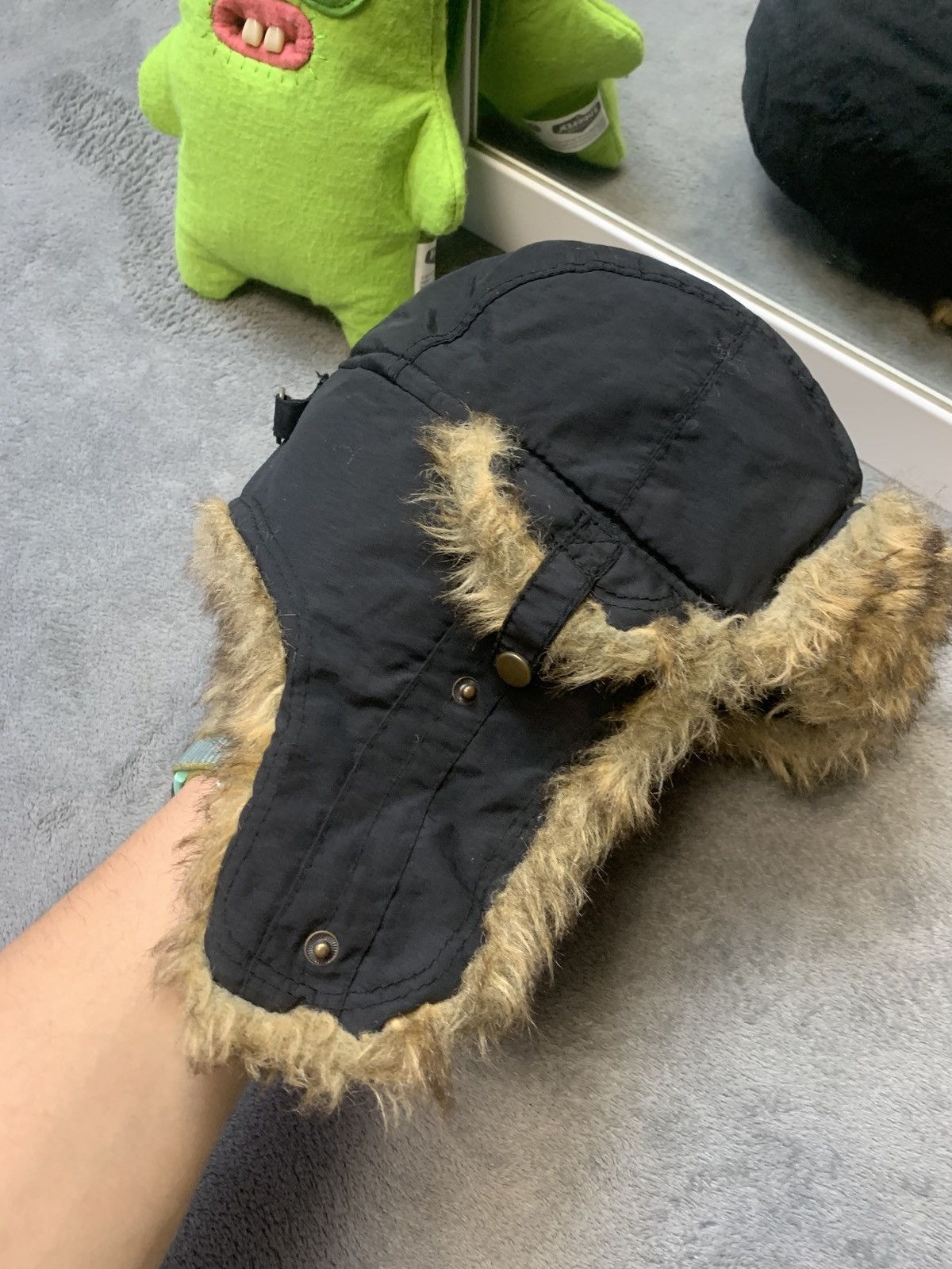 Hysteric Glamour × Vintage Vintage Y2K Japanese brand Ushanka Nylon hype hat Size ONE SIZE - 5 Thumbnail