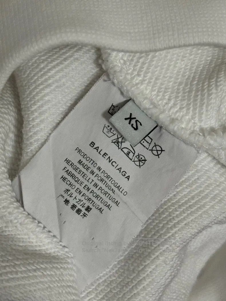Balenciaga Balenciaga White Logo Hoodie XS. Size US XS / EU 42 / 0 - 4 Thumbnail