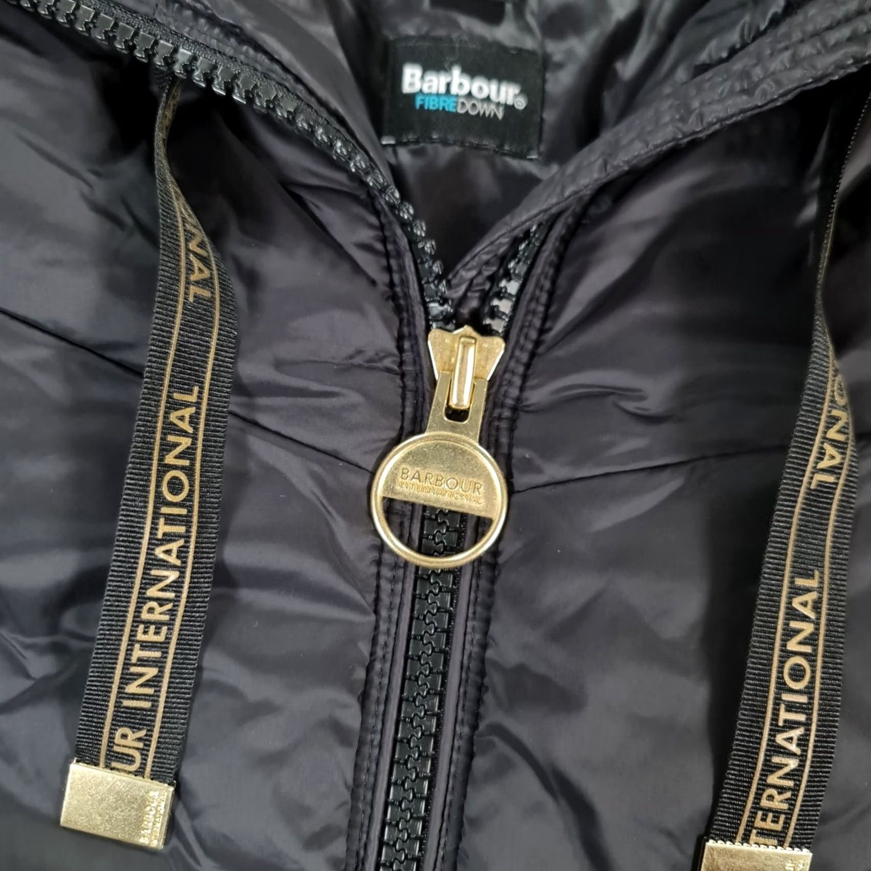 Barbour Barbour Womens Jacket Black Quilted Padded Puffer Full Zip Kendrew 10 UK Size L / US 10 / IT 46 - 3 Thumbnail