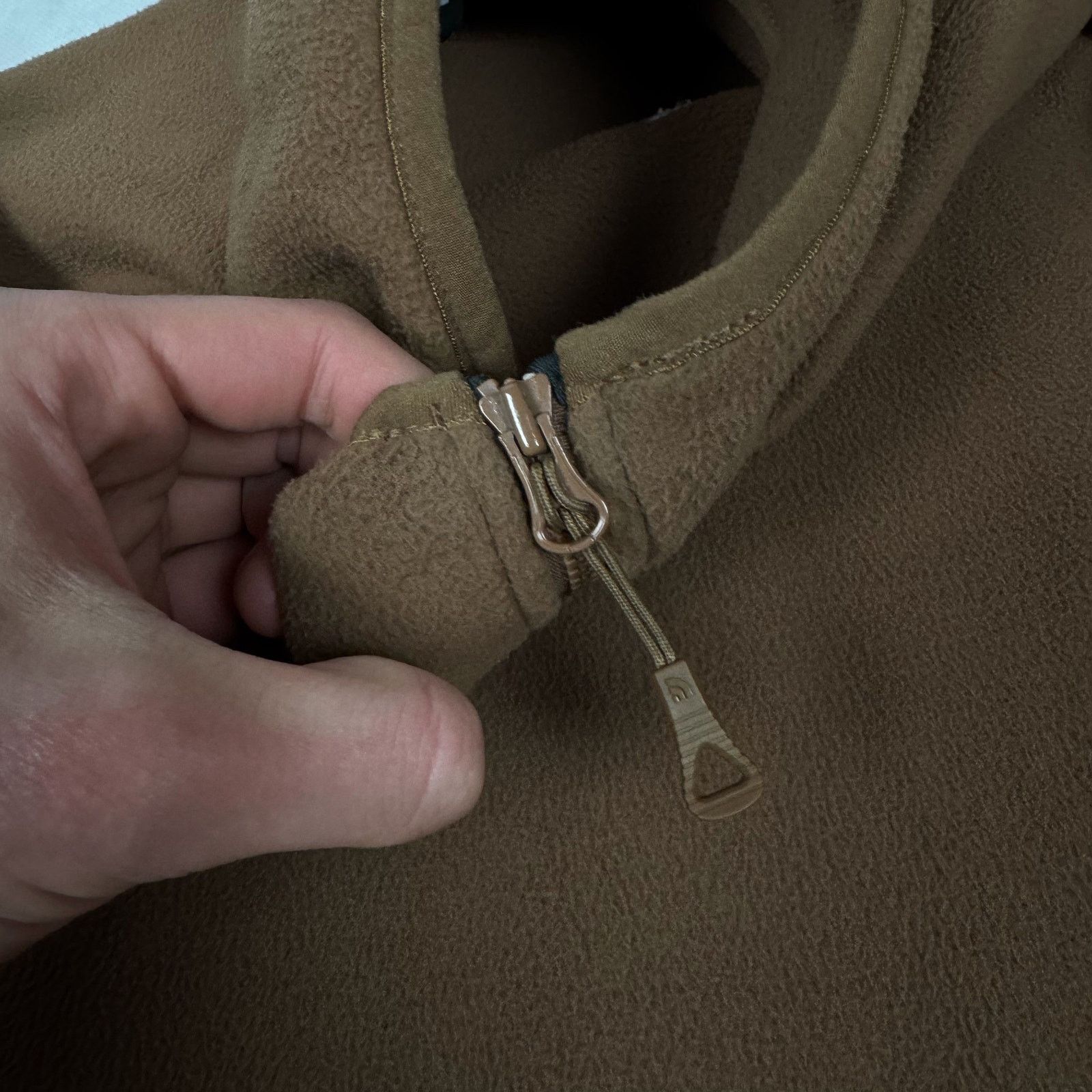 The North Face The North Face Men's Brown Quarter-Zip Fleece Jacket Large Size US L / EU 52-54 / 3 - 3 Thumbnail