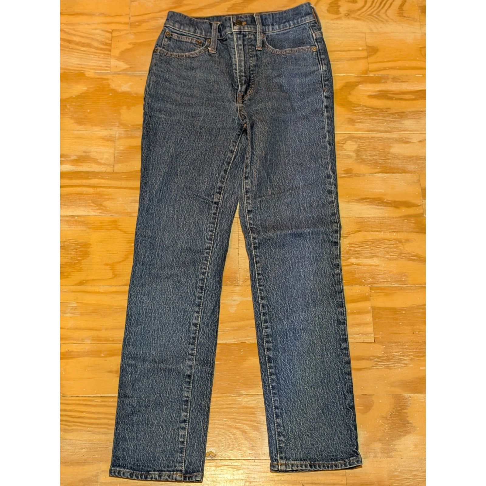 Madewell Madewell Perfect Vintage Womens Blue Jeans SZ 24 Straight Size 24" / US 00 / IT 34 - 1 Thumbnail