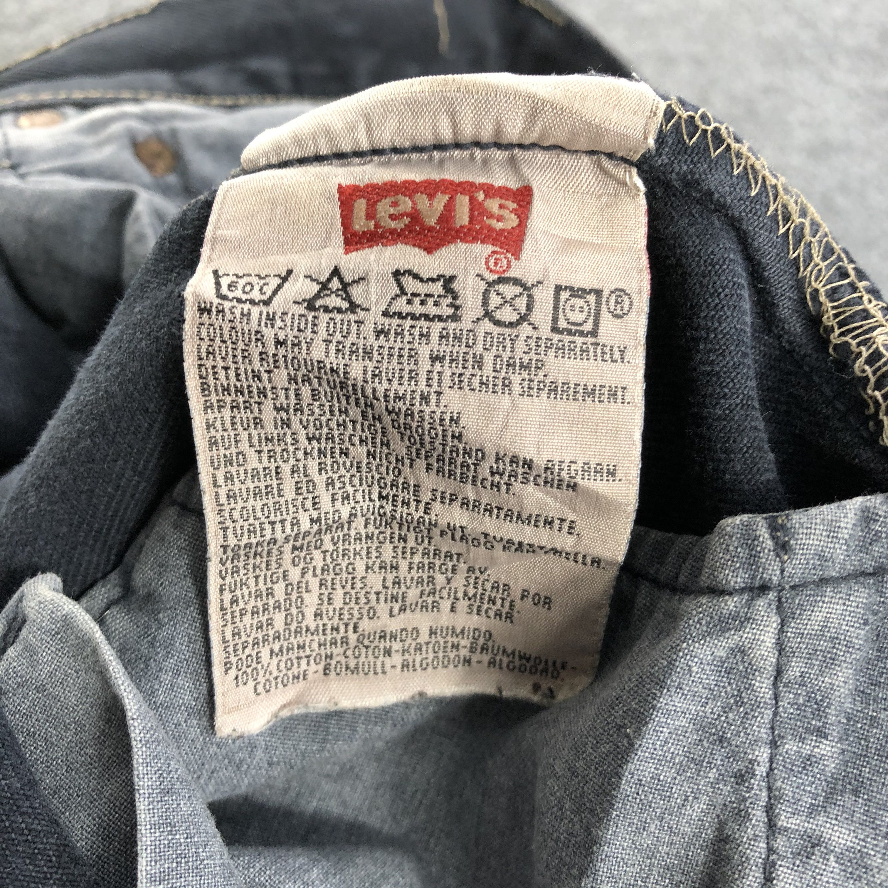 Levi's Vintage 90s Levis 501 Earth Tone Jeans-J1517 Size US 31 - 12 Thumbnail