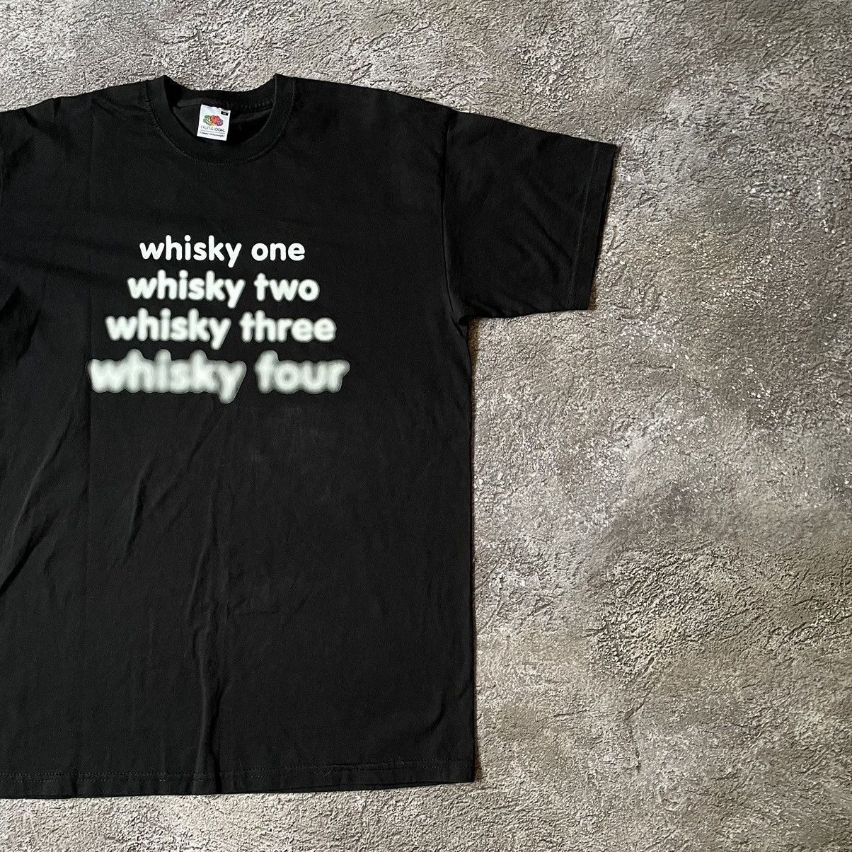 Vintage Vintage Y2K Whisky Graphic Tee Black Single Stitch Punk M Size US M / EU 48-50 / 2 - 3 Thumbnail