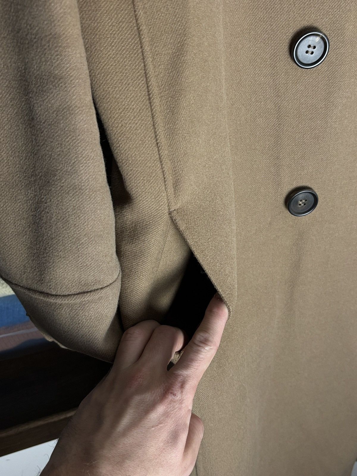 Max Mara S Max Mara Wool Silk Vintage Luxury Double Breasted Coat Size M / US 6-8 / IT 42-44 - 7 Thumbnail
