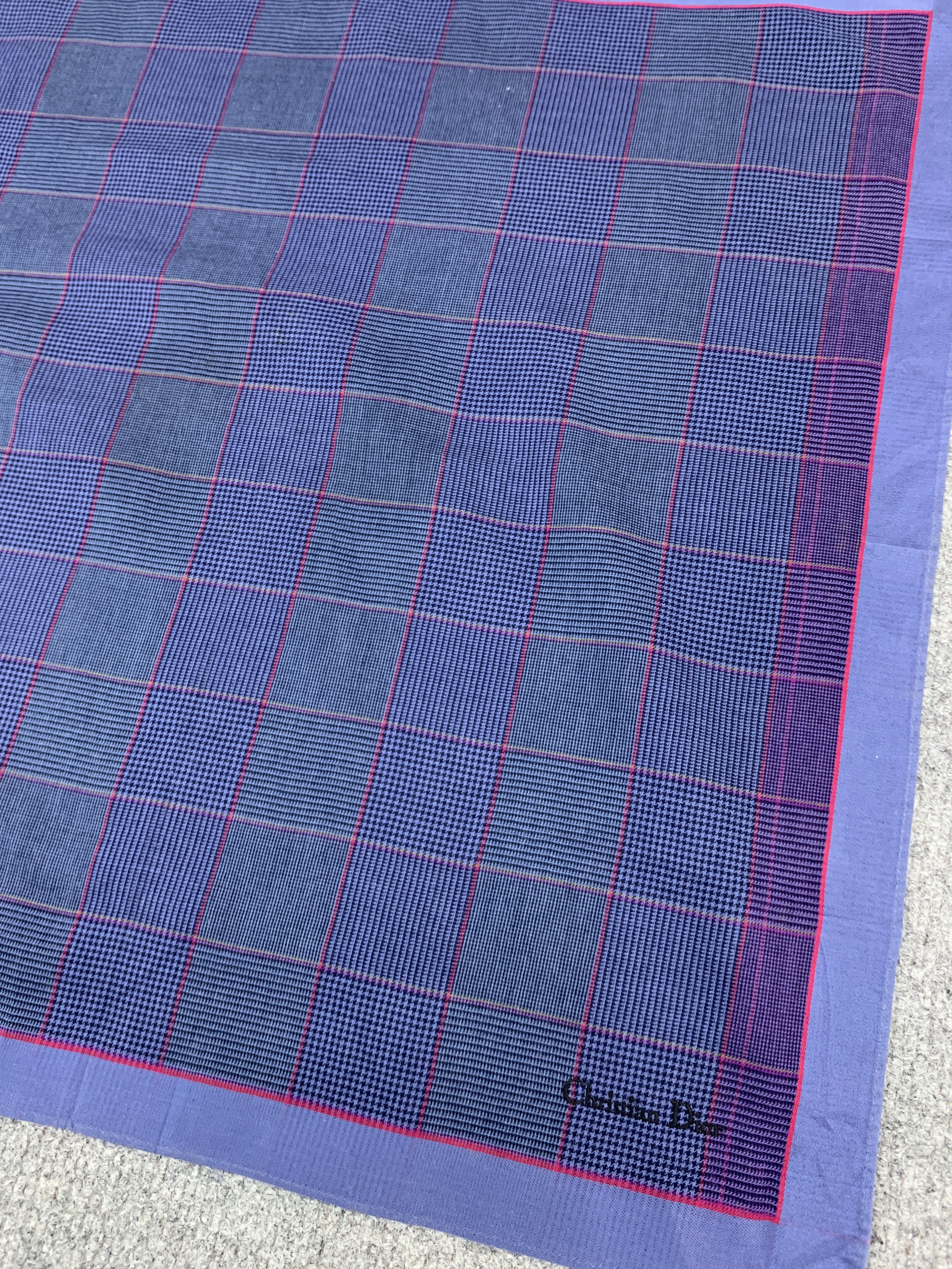 Christian Dior Monsieur × Vintage Vintage Christian Dior Neckerchief/ Handkerchief - HKA907 Size ONE SIZE - 3 Thumbnail