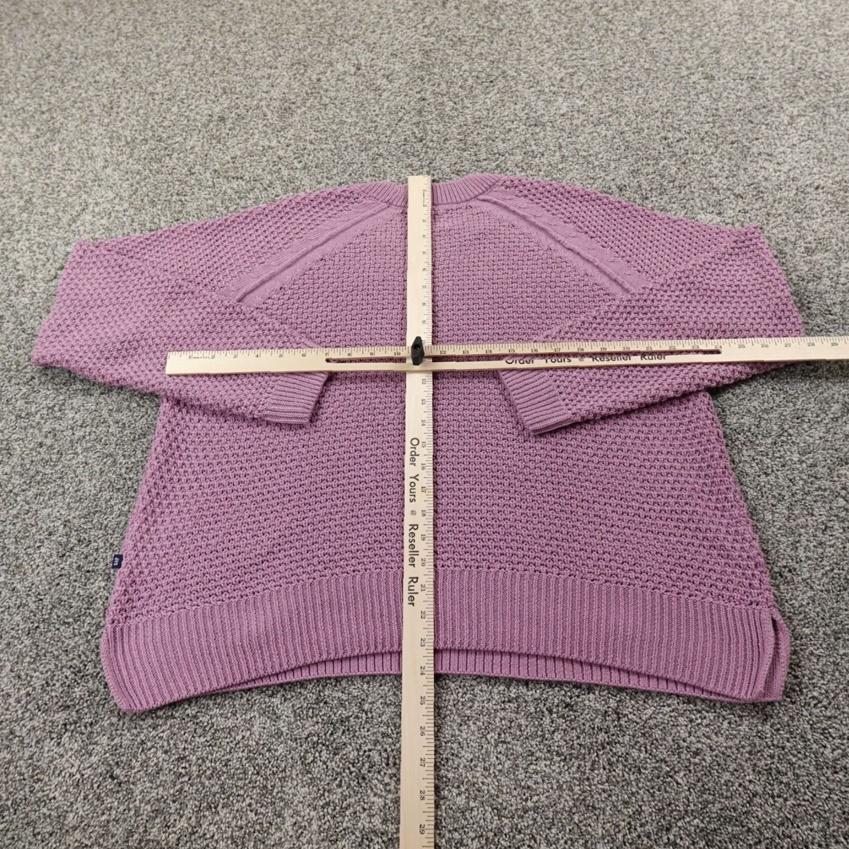 Gap Gap Sweater Women L Purple Chunky Knit Pullover Crewneck Shirt Casual Preppy Knit Sweatshirt Size L - Gap Size L / US 10 / IT 46 - 5 Thumbnail