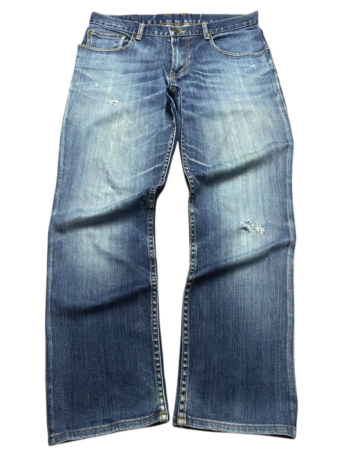 Japanese Brand Vintage Japanese Brand Monseur Nicole Distressed Jeans Size US 32 / EU 48 - 1 Thumbnail