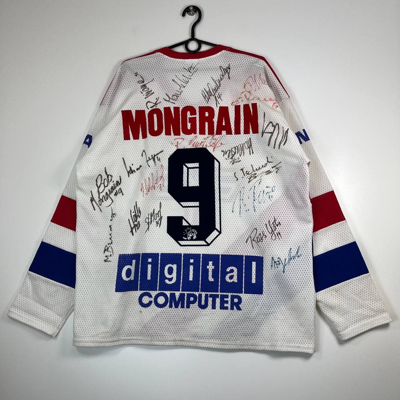 Other Vintage Cooper Hockey Jersey MONGRAIN 9”Digital Computer XL Size US XL / EU 56 / 4 - 1 Thumbnail