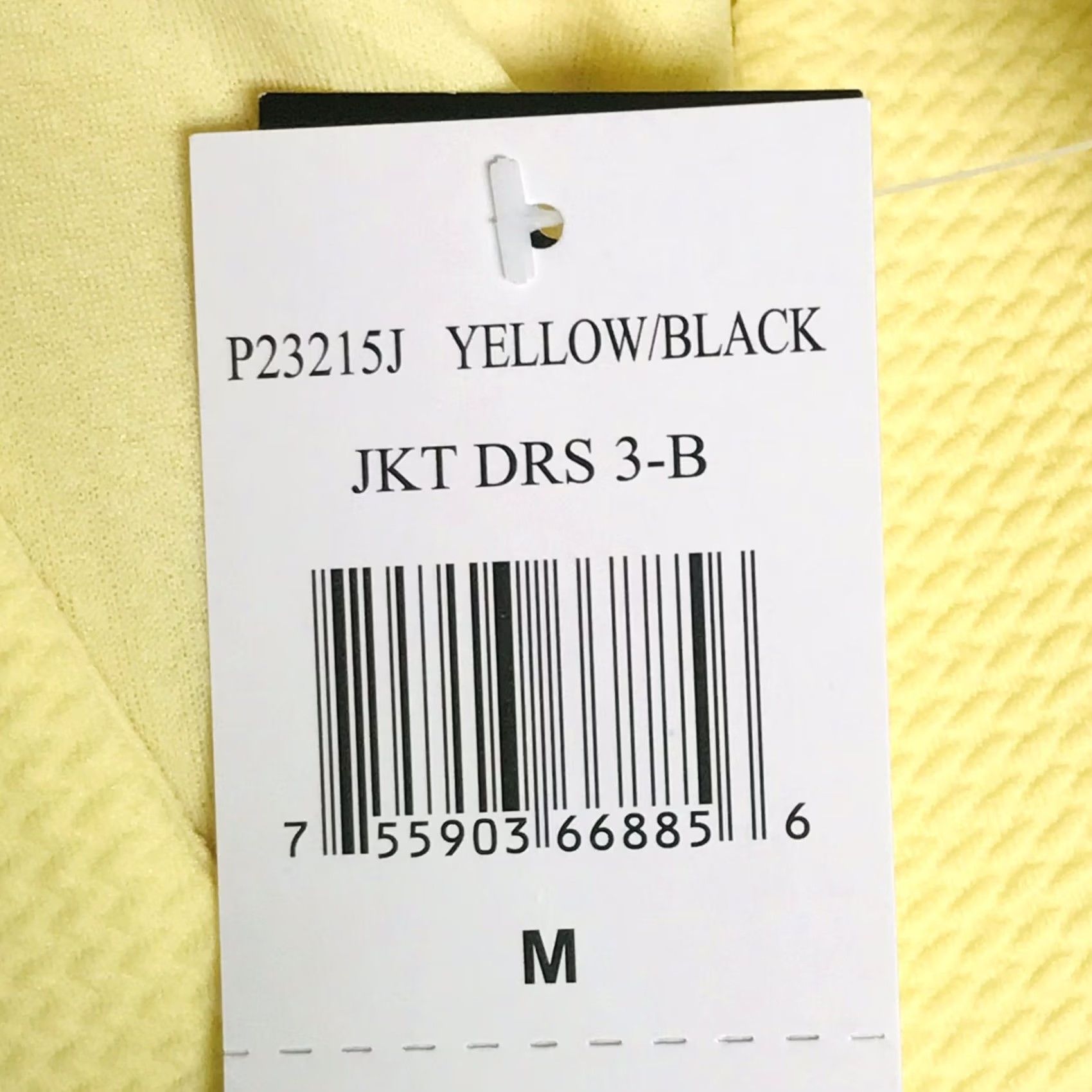 Vintage Perceptions New York Women Canary Yellow Zip Short Sleeve Cardigan Dress Jacket M Size M / US 6-8 / IT 42-44 - 5 Thumbnail