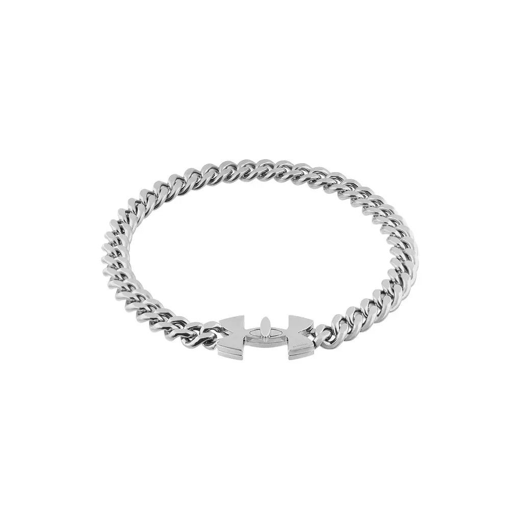 Balenciaga × Under Armour oc11z0625 Size: M / Under Armour® Unisex Necklace in Silver Size ONE SIZE - 1 Thumbnail