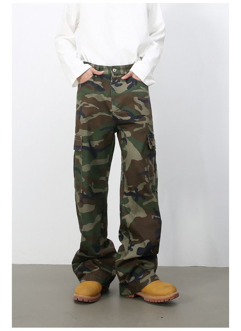 Japanese Brand × Vintage American high street pocket camouflage cargo jeans Size US 32 / EU 48 - 2 Thumbnail