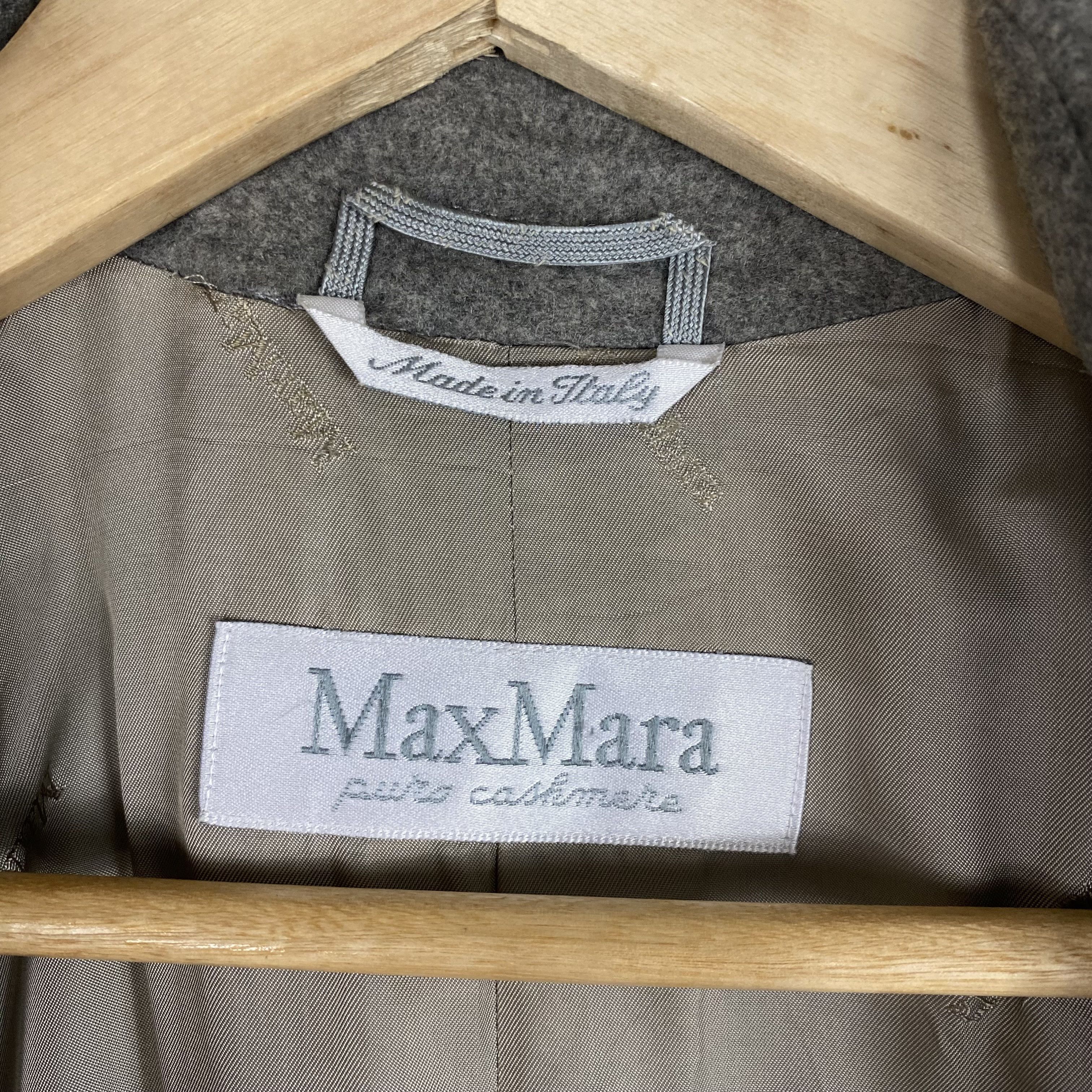 Max Mara STEAL💥MAX MARA LONG COAT JACKET Size M / US 6-8 / IT 42-44 - 8 Thumbnail