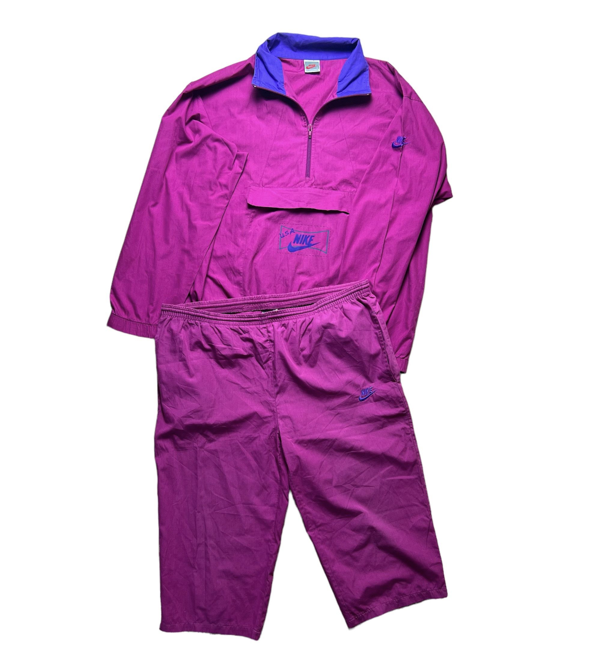 Nike × Vintage OldSchool Nike Vintage set. Jacket+ 3/4 pants 💥🔥 | Grailed