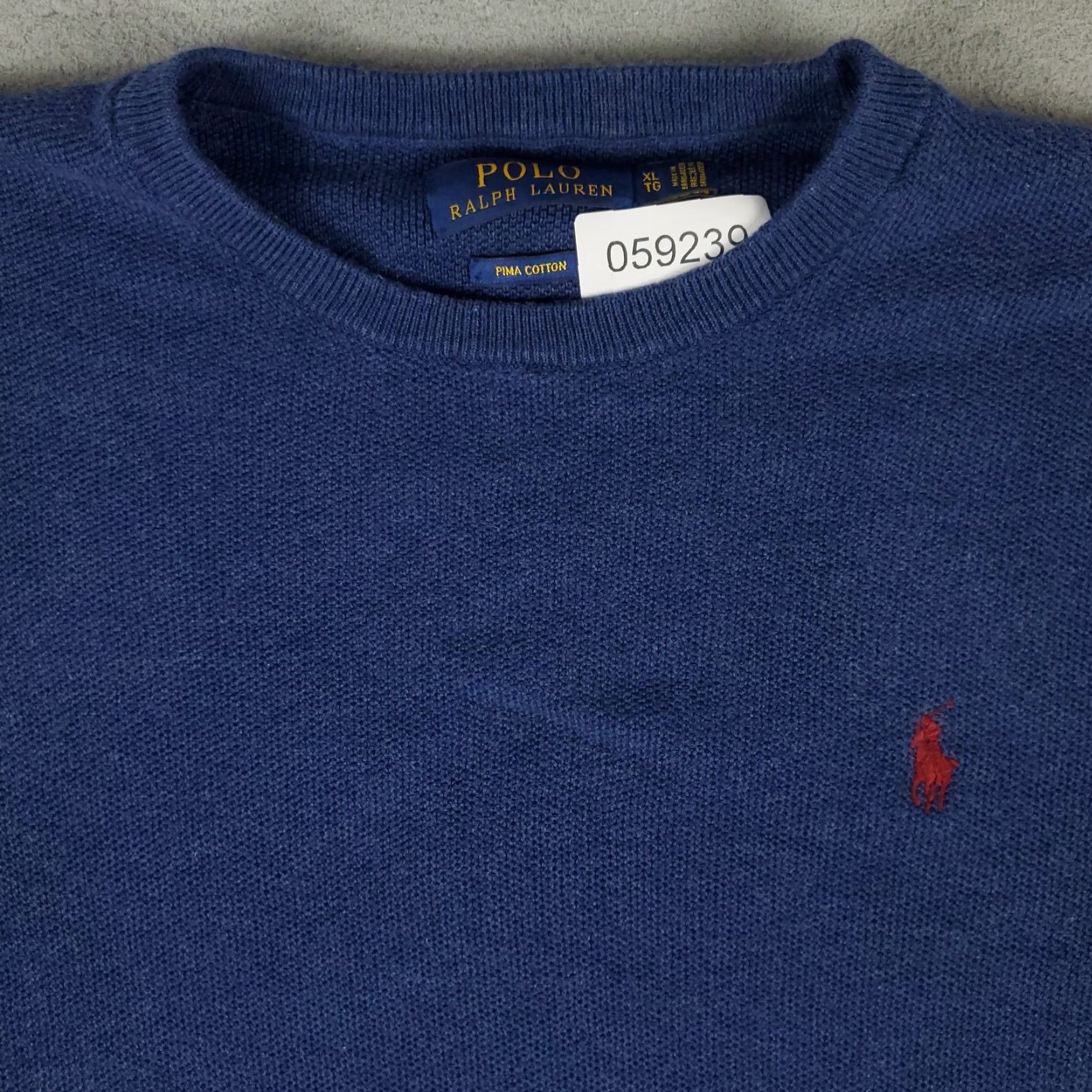 Ralph Lauren Ralph Lauren Sweater Mens XL Blue Knit Pullover Casual Long Sleeve Crew Neck Size US XL / EU 56 / 4 - 2 Thumbnail