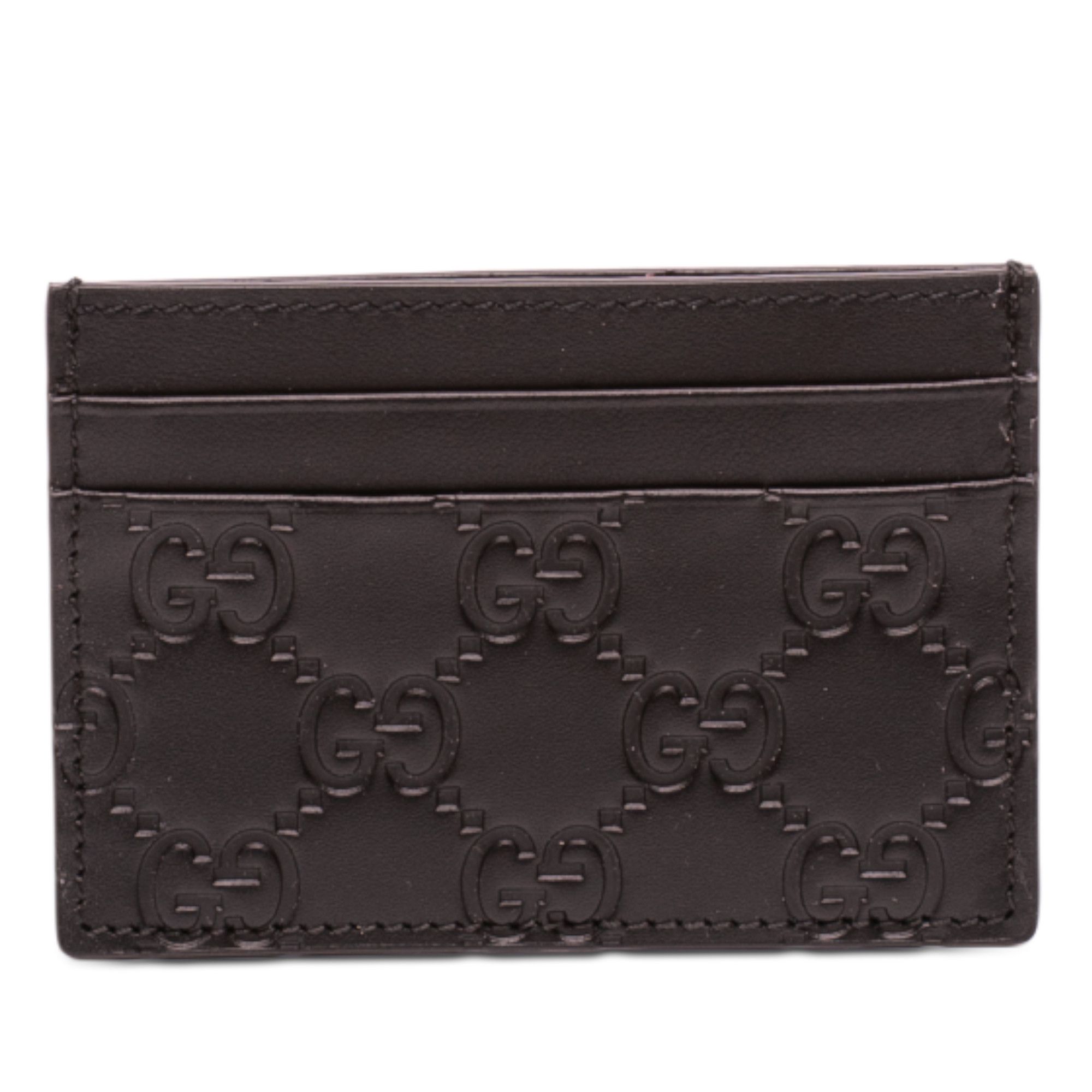 Gucci Gucci Guccissima Card Holder Size ONE SIZE - 1 Thumbnail