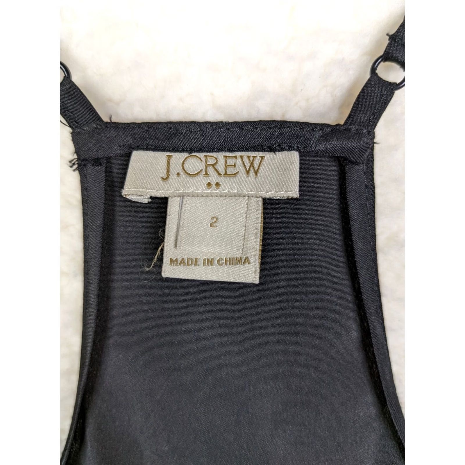 J.Crew J.Crew Women's Tank Top Sleeveless Black Casual Size 2 Racerback V-Neck Shirt Regular Adult Womens Tank Top Black Size XS / US 0-2 / IT 36-38 - 8 Thumbnail