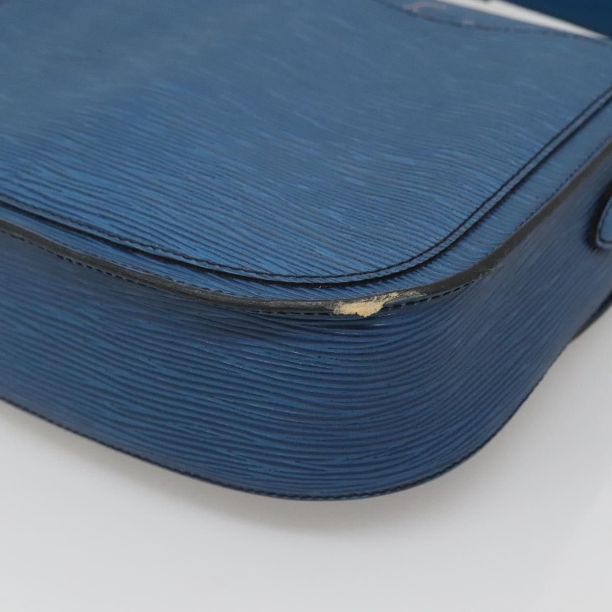 Louis Vuitton LOUIS VUITTON Epi Saint Cloud GM Shoulder Bag Toledo Blue Size ONE SIZE - 8 Thumbnail