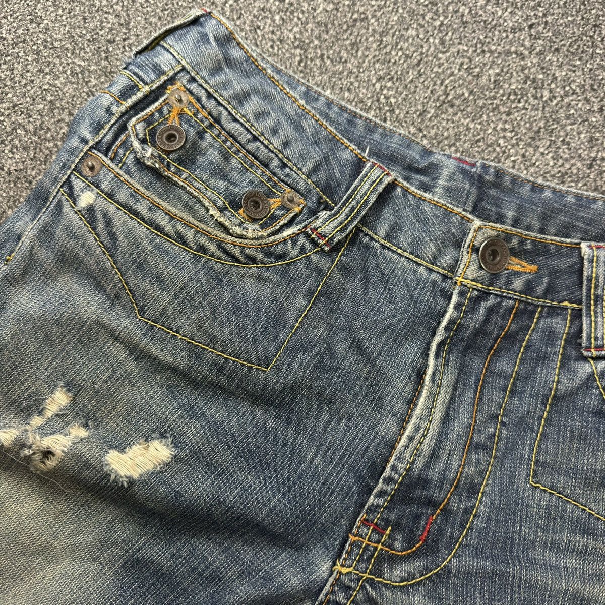 14th Addiction 🔥🇯🇵 Flared Vintage 90s HR Thrashed Washed Hysteric Style Size US 32 / EU 48 - 13 Thumbnail