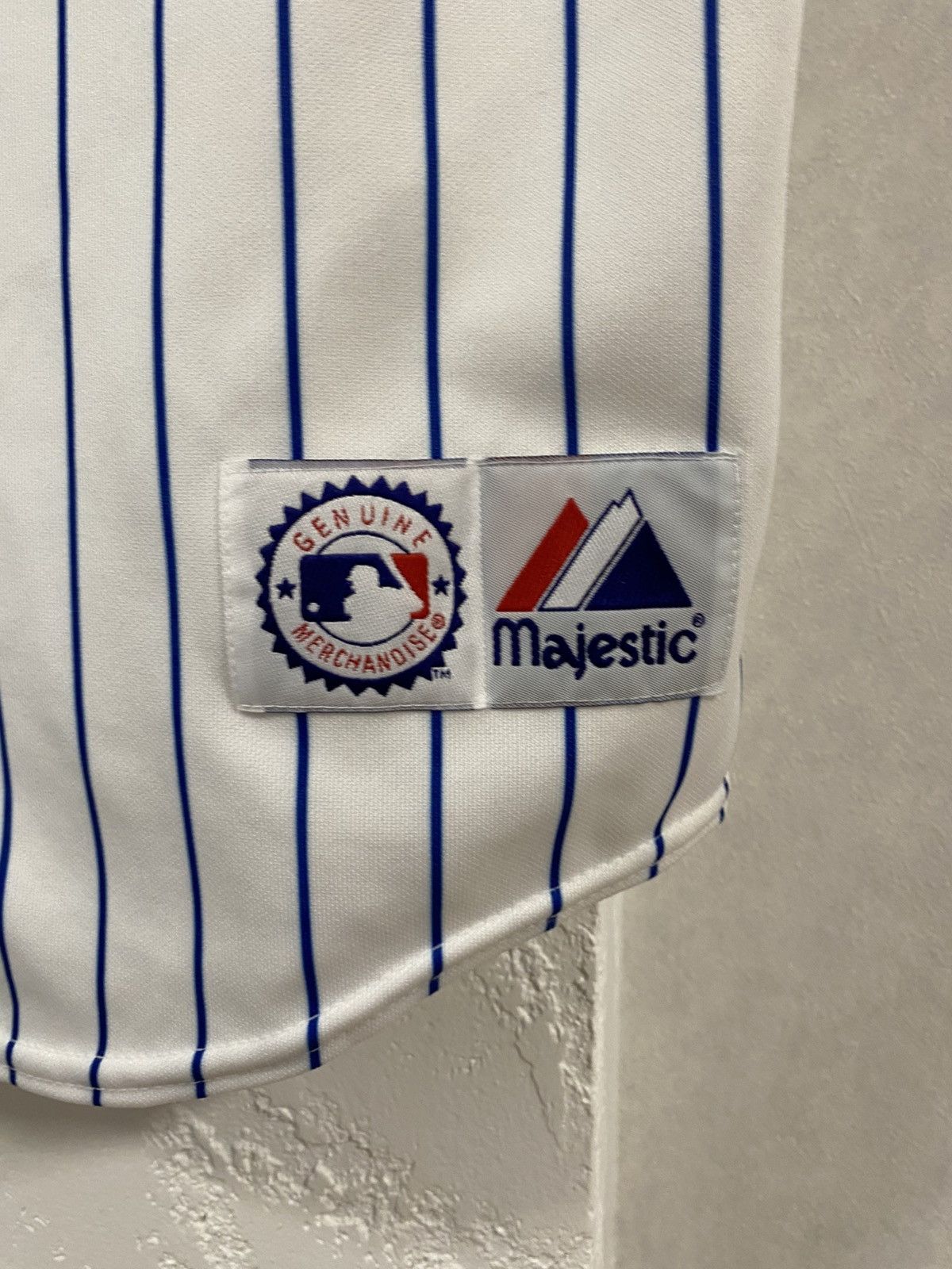 MLB Majestic Mets Pedro Martinez 45 Made in USA jersey Size: L Size US L / EU 52-54 / 3 - 6 Thumbnail