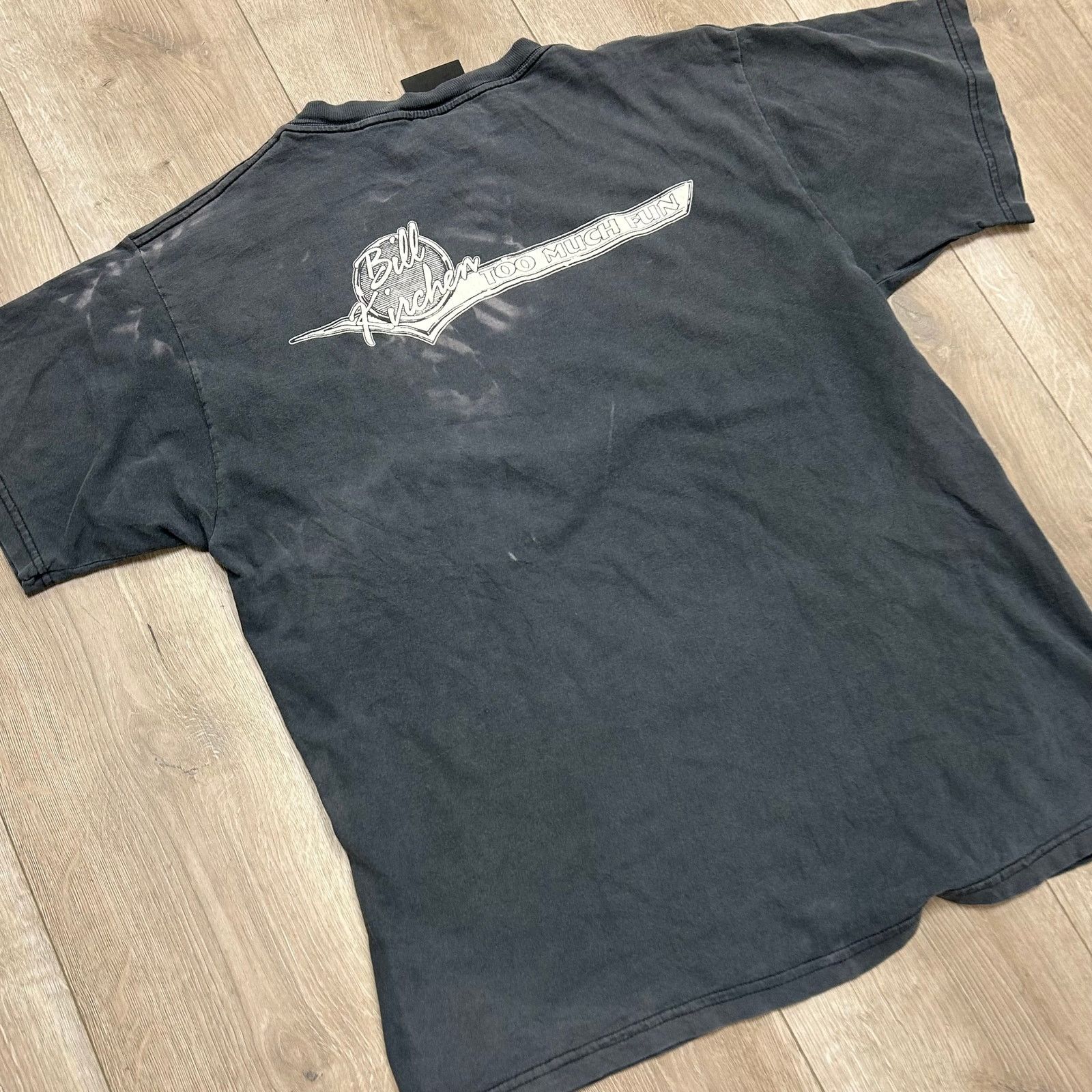 Vintage Vintage 90s Hot Rod Lincoln Bill Kirchen Black Tee Large Size US L / EU 52-54 / 3 - 2 Thumbnail
