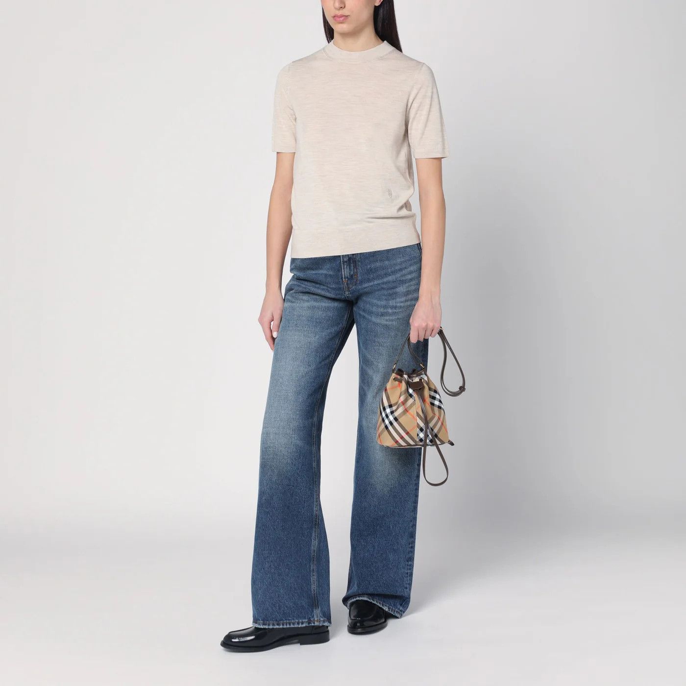 Burberry o1d2blof0426 Wool Sweater in Beige Size XS / US 0-2 / IT 36-38 - 2 Thumbnail