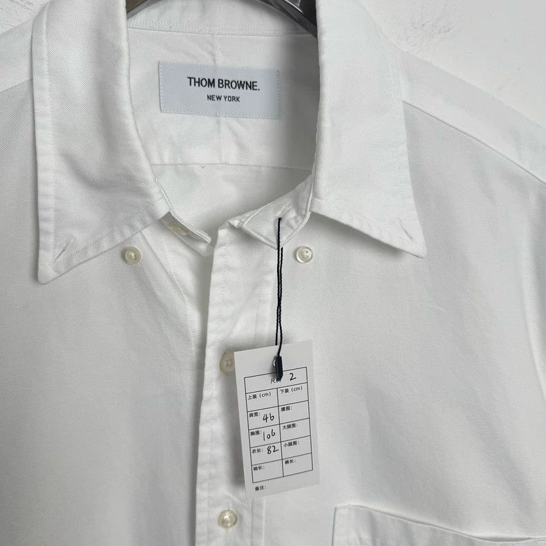 Thom Browne Thom Browne Double-breasted striped shirt Size US M / EU 48-50 / 2 - 3 Thumbnail