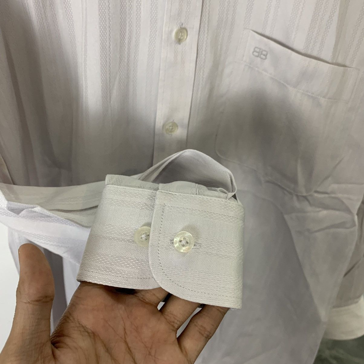 Balenciaga Balenciaga paris long button shirt Size US L / EU 52-54 / 3 - 4 Thumbnail