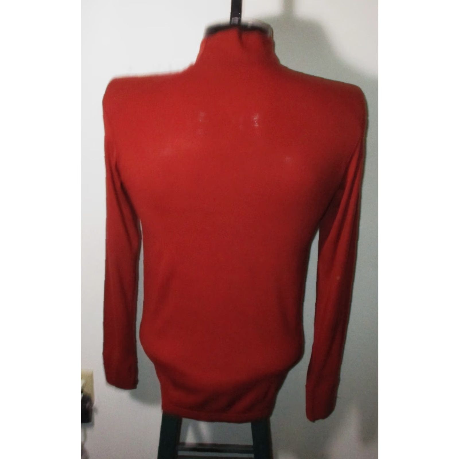 Layer 8 WOOLIES 150 Jersey 1/2 Zip Under Layer Mens XL Rust 100% Merino Wool Knit Jersey Pullover 1/2 Zip Thermal Regular Spring Fall Winter Size US XL / EU 56 / 4 - 5 Thumbnail