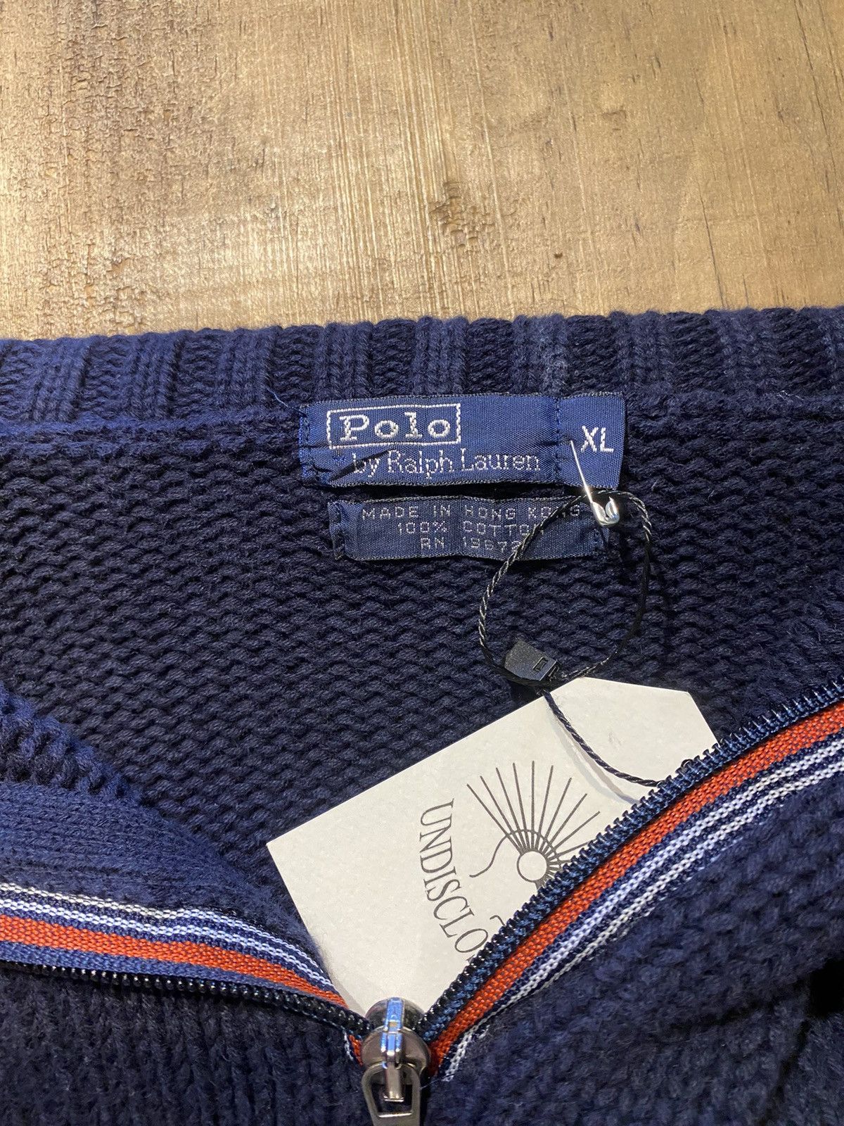 Polo Ralph Lauren 1990s Polo Sport by Ralph Lauren American flag knit sweater Size US XL / EU 56 / 4 - 3 Thumbnail