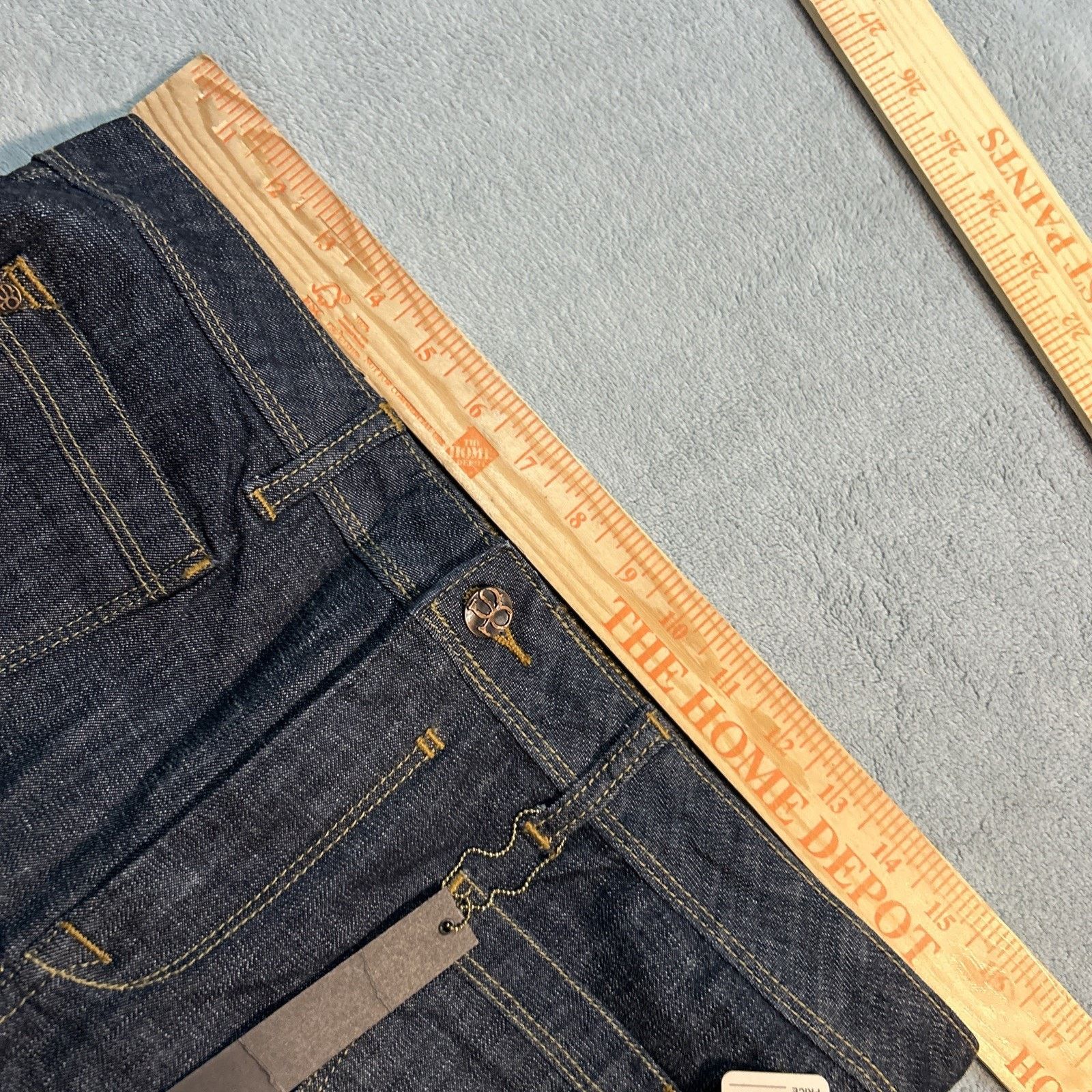 JNCO DeadStock Dojo Style Jeans Womens 13 33x33 Hamilton Wide Leg Size 33" - 5 Thumbnail