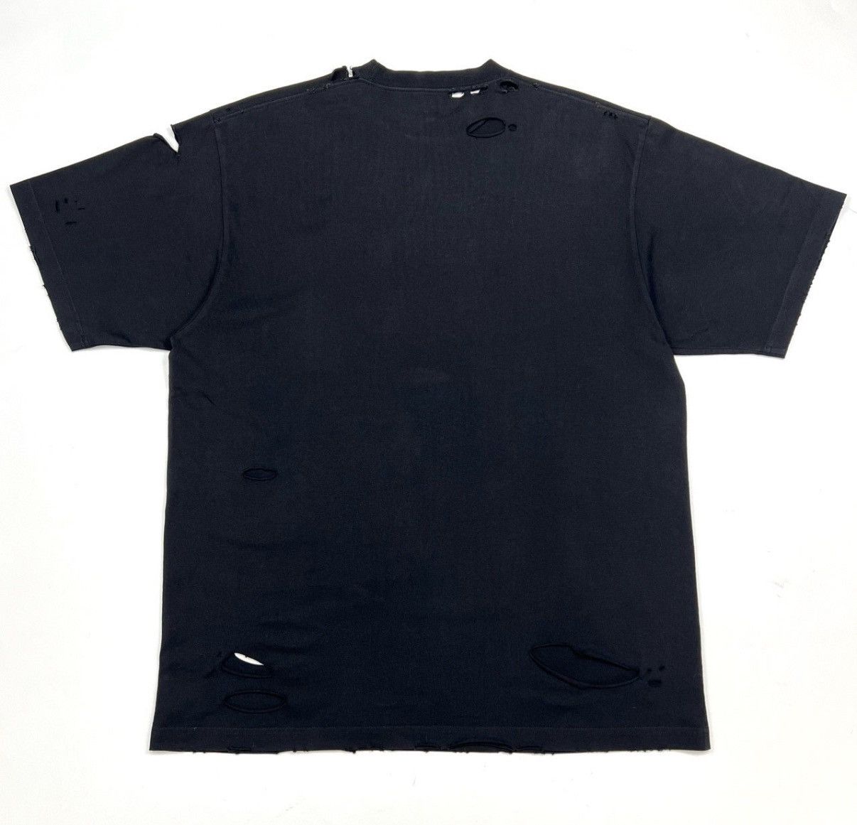 Balenciaga Balenciaga Distressed Destroyed Classic Short Sleeve K12 Size US XL / EU 56 / 4 - 2 Thumbnail