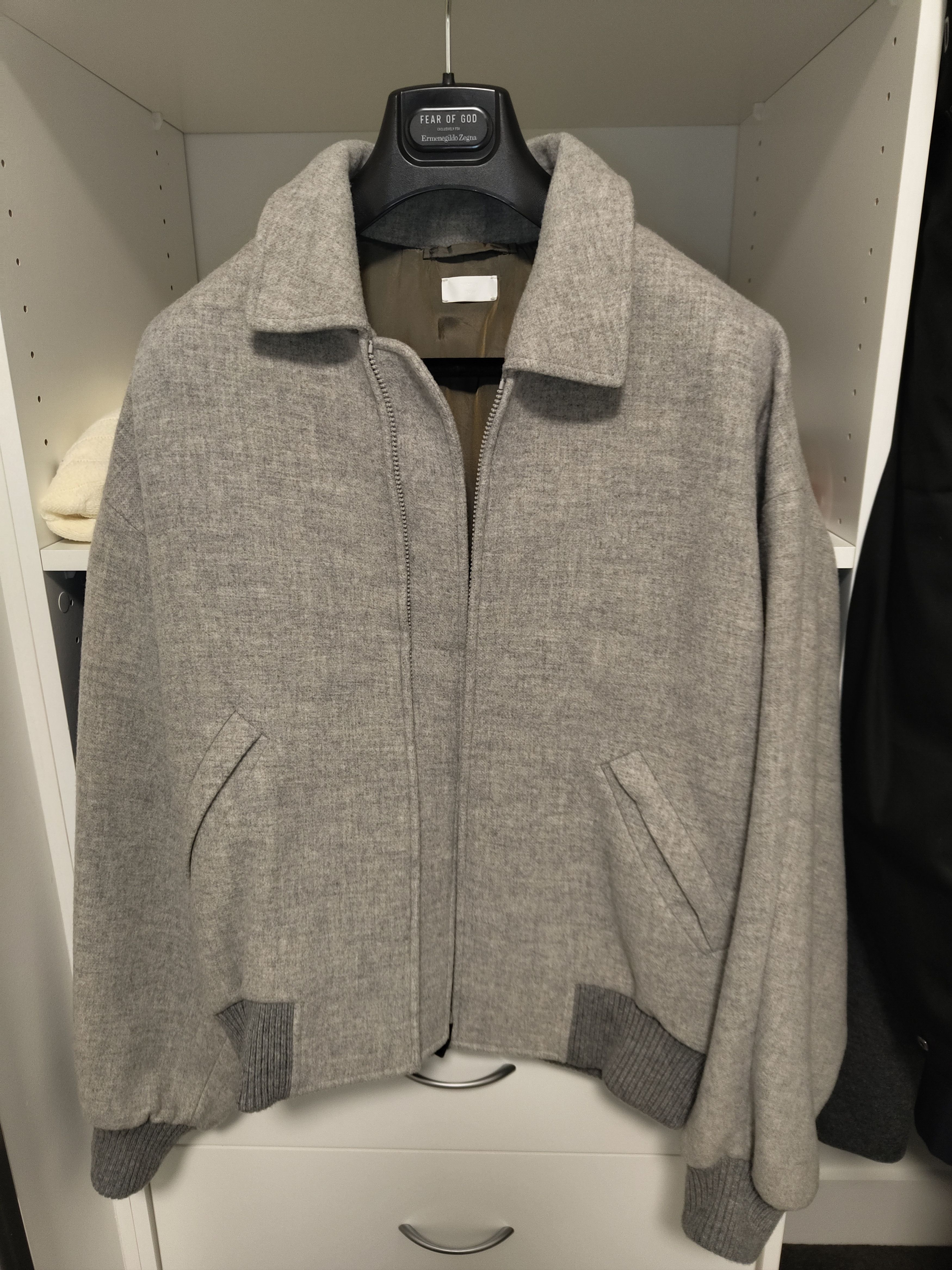 RARE* Fear of god x Zegna wool bomber jacket sz 48 