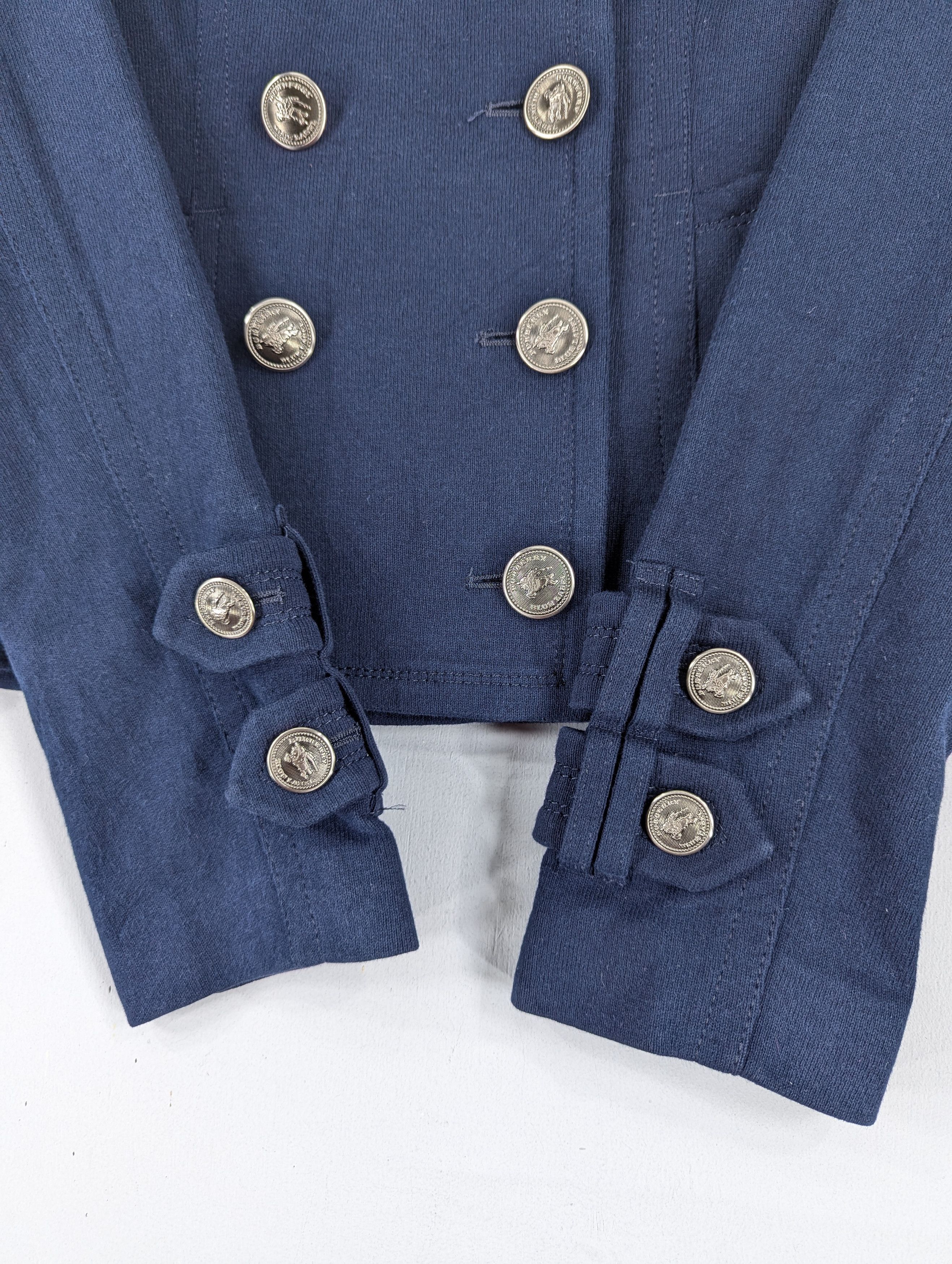 Burberry Burberry Blue Label Cropped Double Breasted Wool Coat Jacket Size XS / US 0-2 / IT 36-38 - 8 Thumbnail