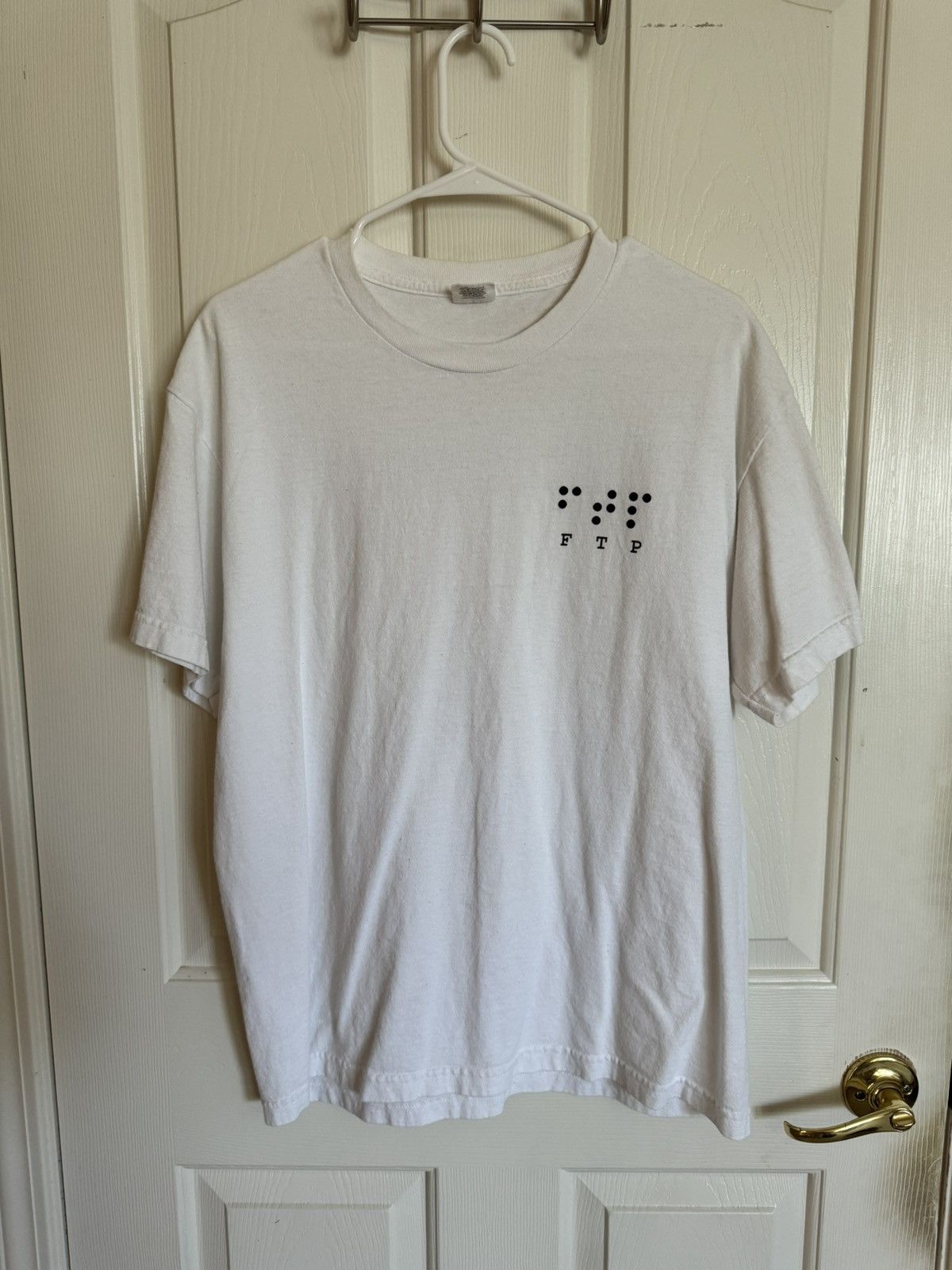 Fuck The Population FTP Braille Tee (White) Size US L / EU 52-54 / 3 - 1 Thumbnail