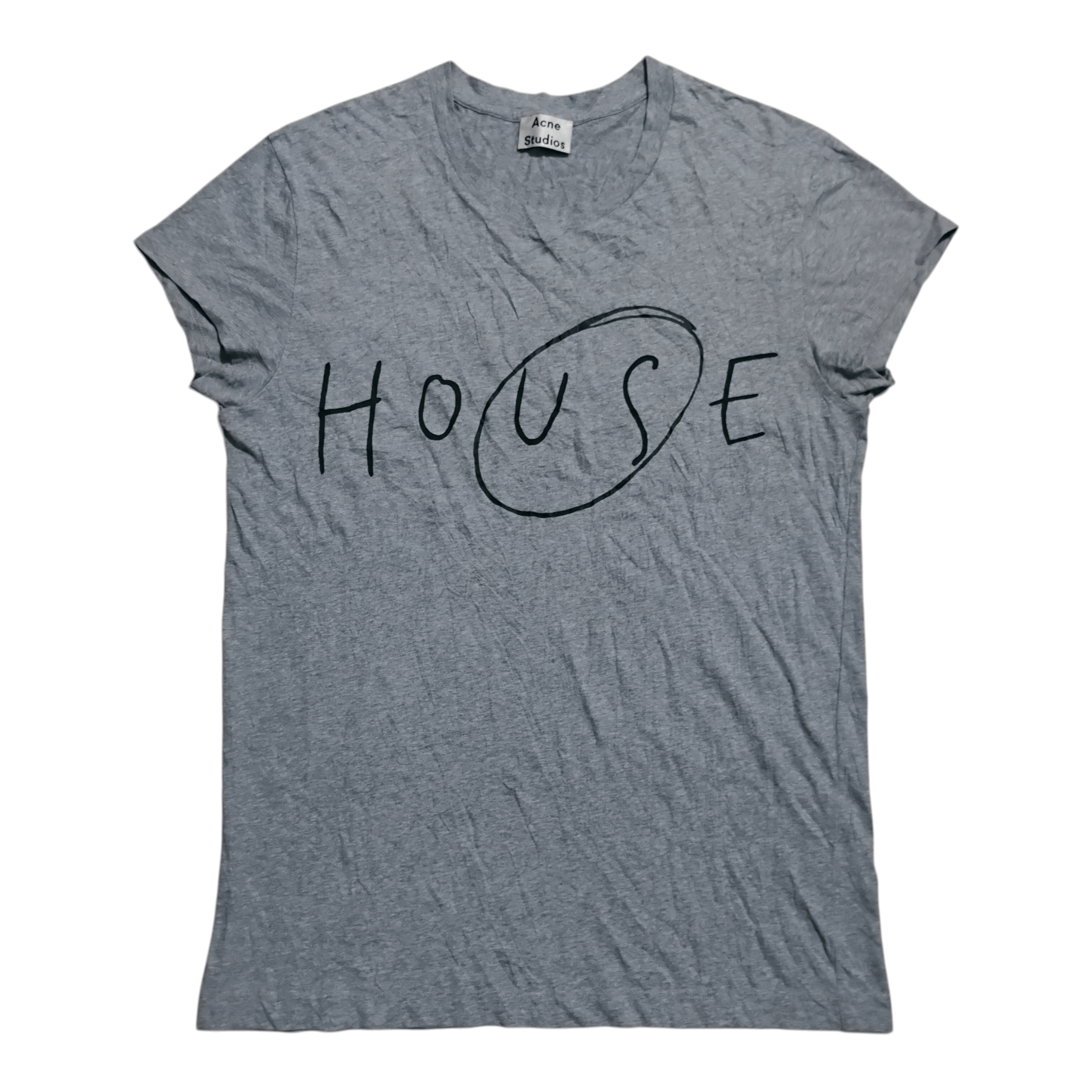 Acne Studios Acne Studios Fine Slogan Hou PSS15 T Shirt Size US M / EU 48-50 / 2 - 1 Thumbnail