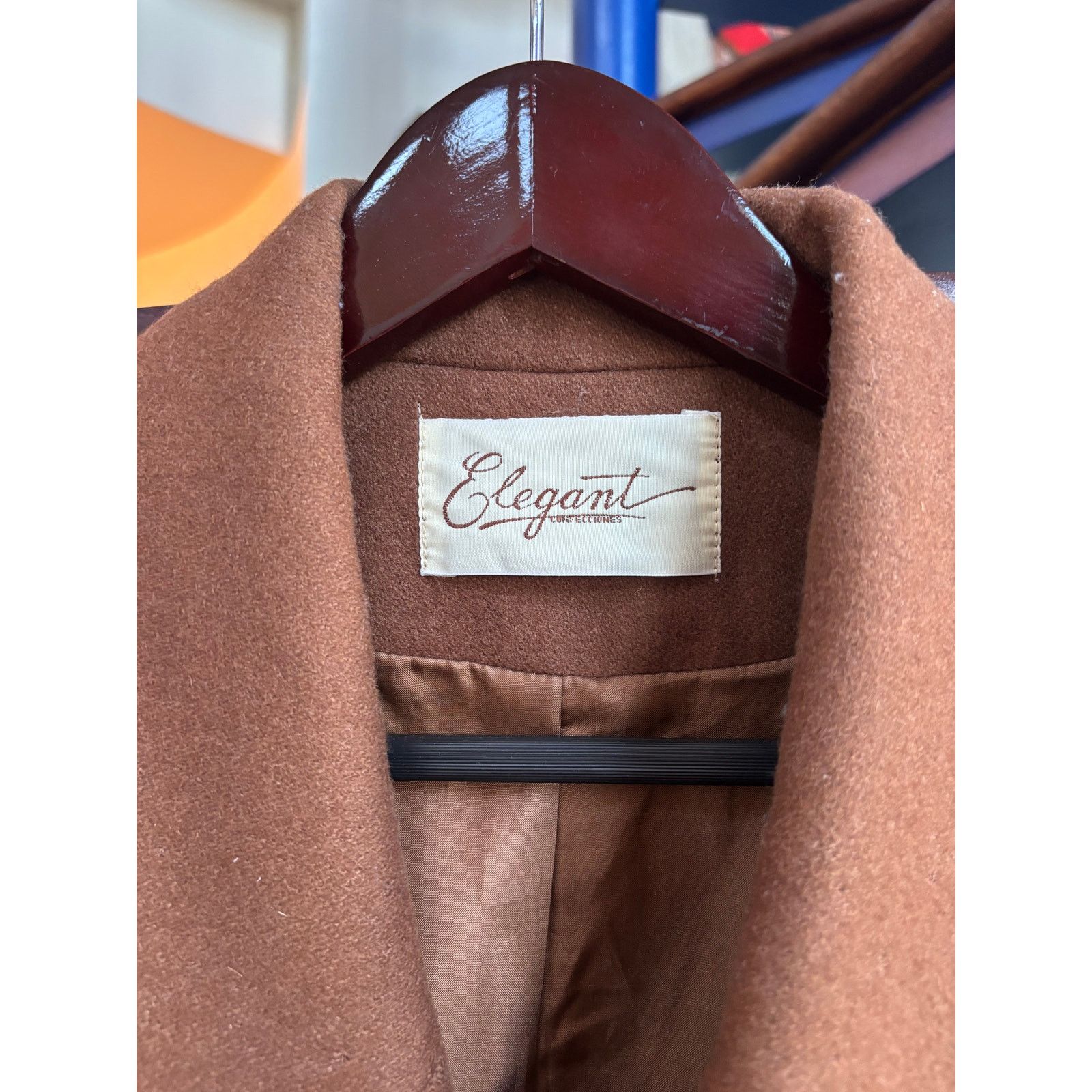 Vintage Elegant Collection Brown Double Breasted Coat Size 44 Size US M / EU 48-50 / 2 - 6 Thumbnail