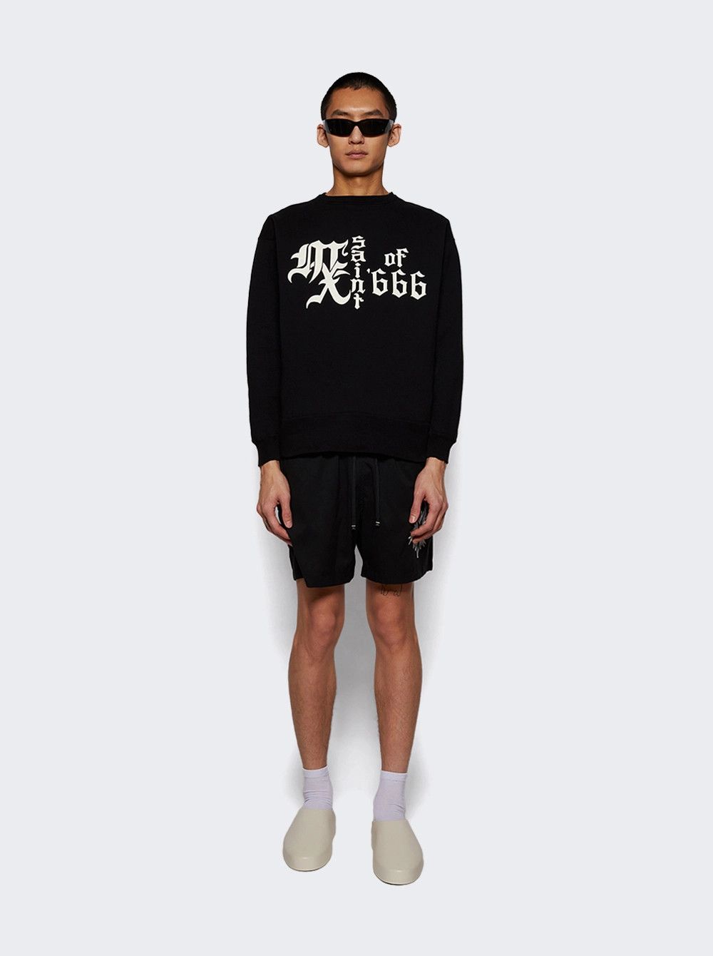 Saint Michael o1mle0326 Crewneck Sweatshirt in Black Size US XL / EU 56 / 4 - 5 Thumbnail