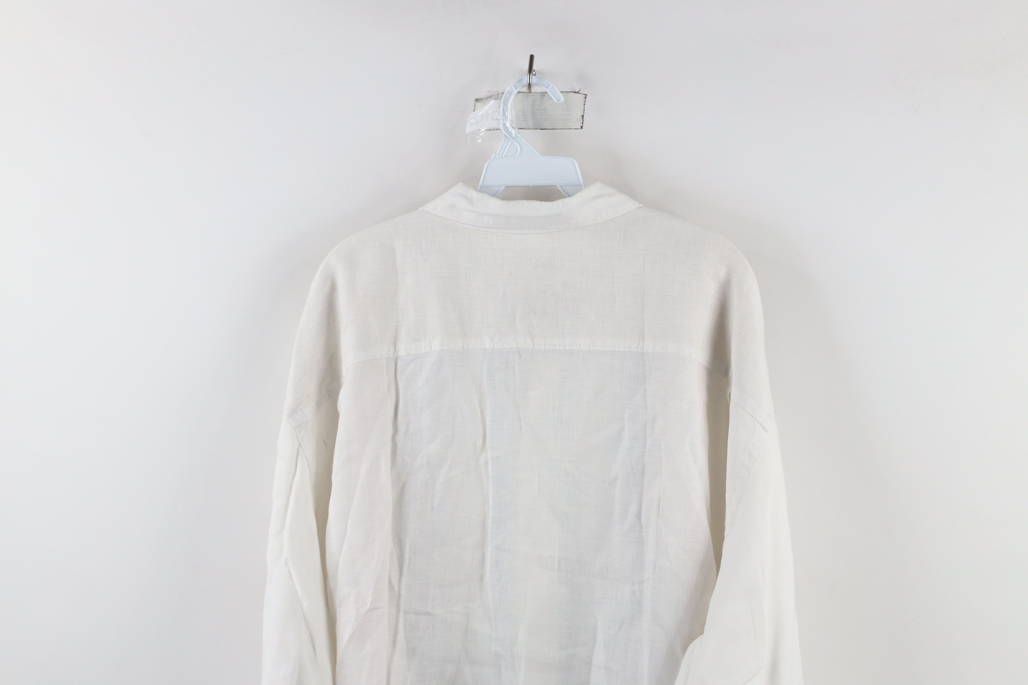 Tommy Bahama × Vintage Tommy Bahama Relax Flower Linen Collared Button Shirt Size US XXL / EU 58 / 5 - 11 Thumbnail