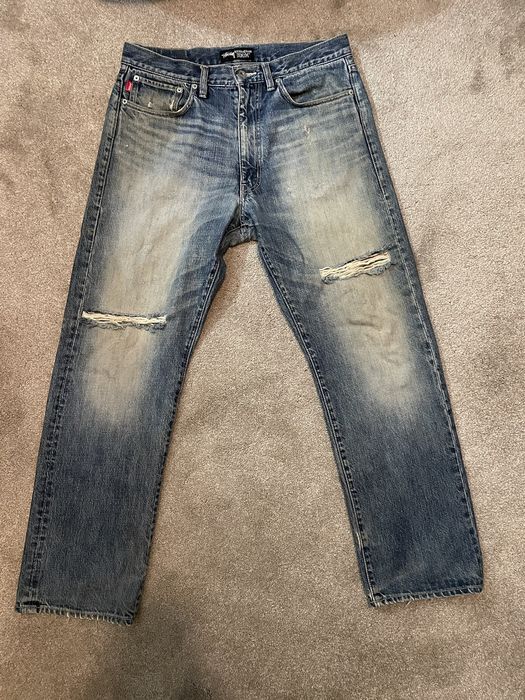 Vintage Stussy Rough and Rugged Denim Jeans | Grailed