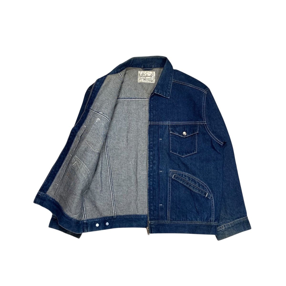 Vintage Vintage Do Family Denim Work Jacket Size US M / EU 48-50 / 2 - 3 Thumbnail