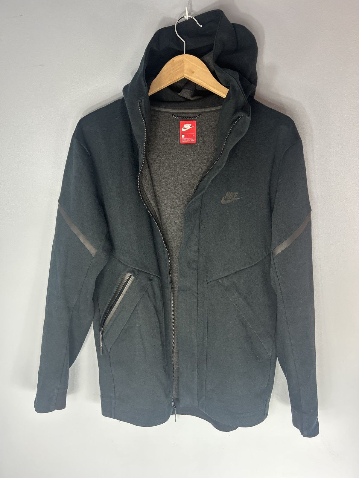 Nike Nike Tech Long Zip Up Hoodie Jacket Size US S / EU 44-46 / 1 - 3 Thumbnail
